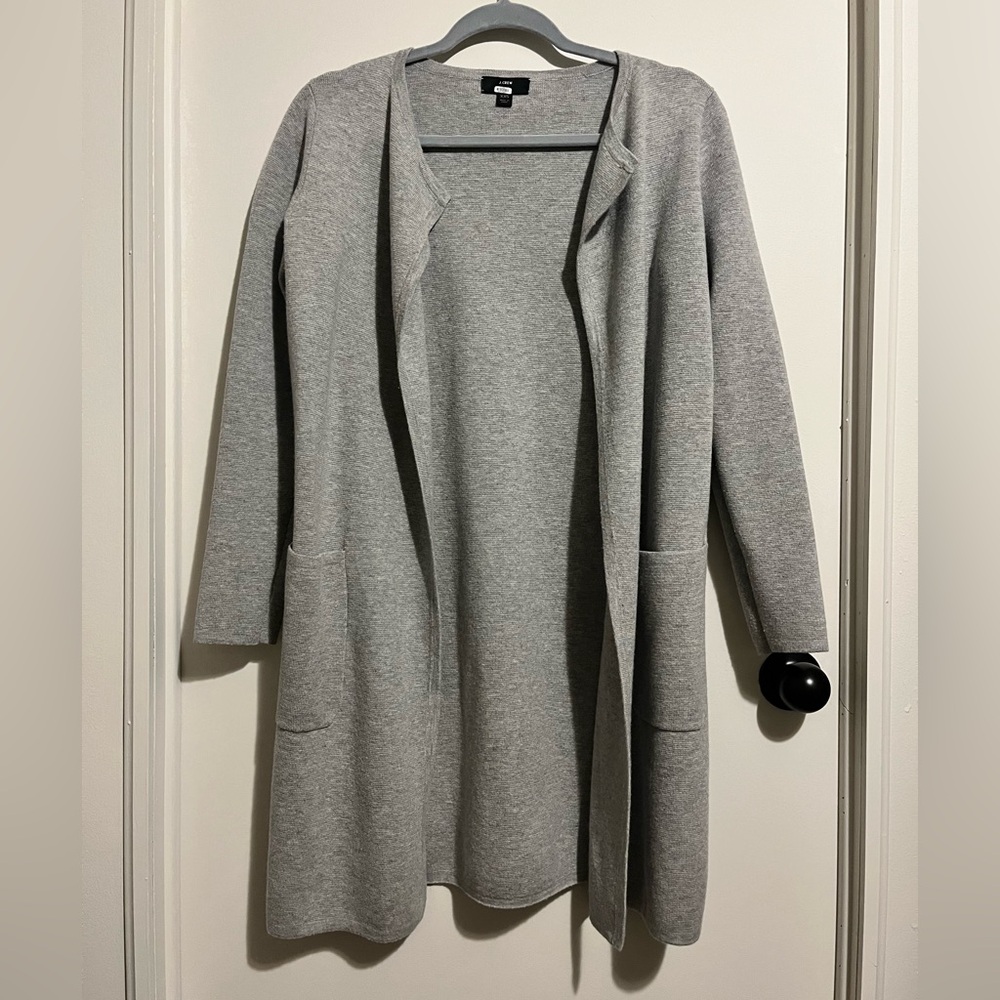 J. Crew Cotton/Merino Wool Blend Cardigan